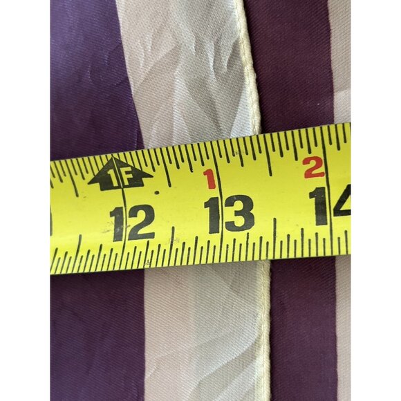 Vintage Vera Neumann Stripe Long Rectangle w Fringe Neck Scarf 13" x 66" - Picture 6 of 6